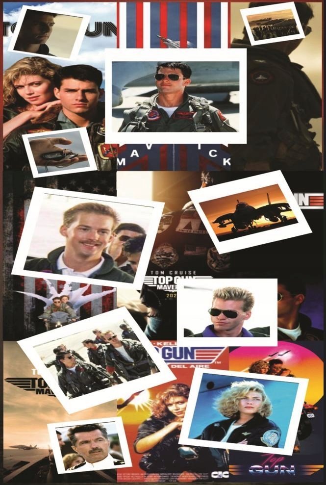 PODKŁADKA POD MYSZ Z Nadrukiem 22x18 cm TOP GUN Maverick Tom Cruise Prezent
