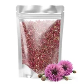 Płatki śniadaniowe i musli - BŁAWATEK RÓŻOWY SUSZONE PŁATKI CHABER jadalne kwiaty 10g kwiat bławatka - miniaturka - grafika 1