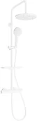 Panele prysznicowe - Mexen KT05 zestaw prysznicowy natynkowy z deszczownicą i baterią termostatyczną, biały - 771500593-20 - miniaturka - grafika 1