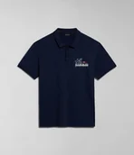 Koszulki męskie - polo uomo napapijri e-colville np0a4hpx 176 blu marine - miniaturka - grafika 1