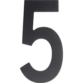 Numery na dom - Metro Cyfra czarna matowa 5 50 mm - miniaturka - grafika 1