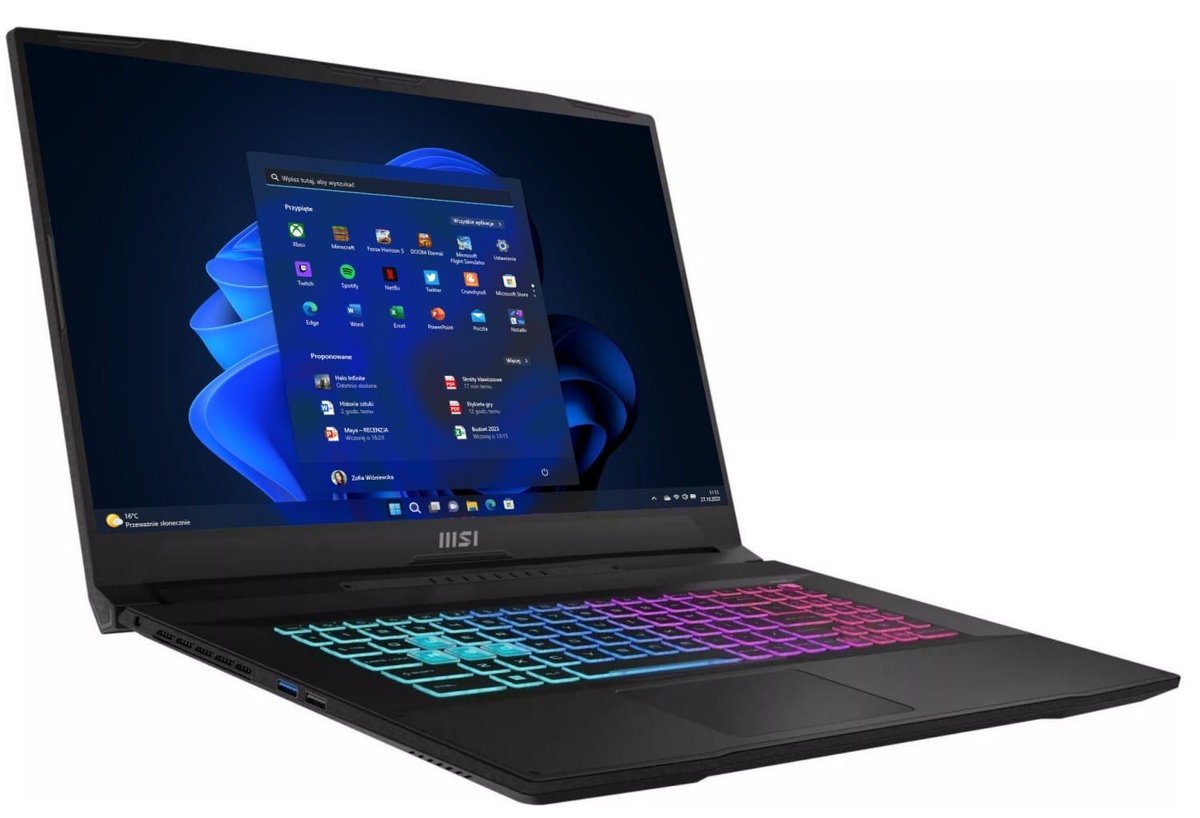 MSI Katana 17 B13UCRK-1619PL i5-13420H 17,3
