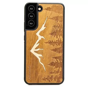 Bewood Drewniane Etui do Samsung Galaxy S22+ Plus (Góry Imbuia) BWD09305 - Etui i futerały do telefonów - miniaturka - grafika 1