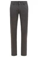 Spodnie męskie - BOSS Spodnie męskie Schino-Slim, Ciemnoszary 22, 36W / 34L - miniaturka - grafika 1