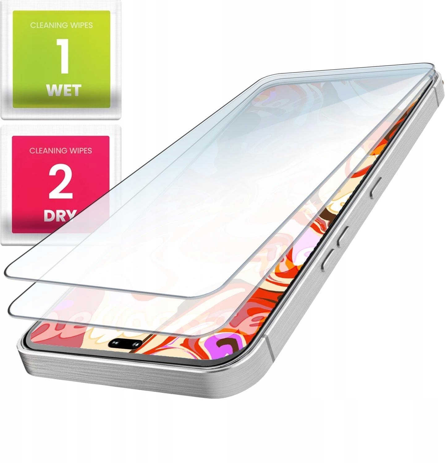 Hello Case 2-PAK Szkło Hartowane Do Honor 400 Pro Płaskie, 2.5D, Szybka, 9H