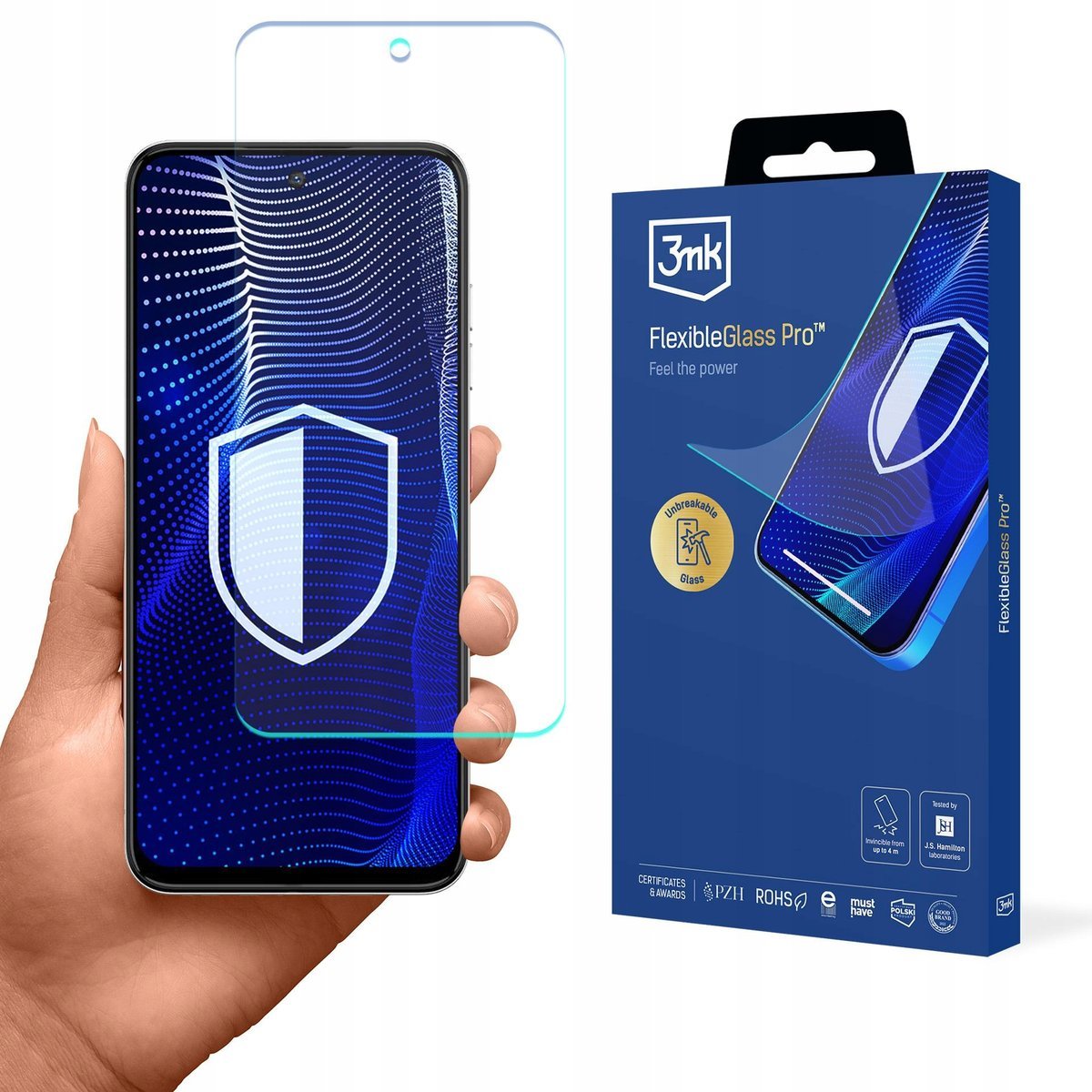 Nietłukące szkło hybrydowe na ekran do Nubia Music 2 3mk FlexibleGlass Pro