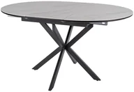 Stoły - STÓŁ GASTON CERAMIC BIAŁY / CZARNY 100135X100 - miniaturka - grafika 1