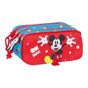 Piórnik Podwójny Mickey Mouse Clubhouse Fantastic Niebieski Czerwony 21,5 x 10 x 8 cm - Piórniki - miniaturka - grafika 1