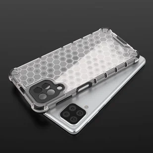 Honeycomb etui pancerny pokrowiec z żelową ramką Samsung Galaxy A22 4G zielony - Etui i futerały do telefonów - miniaturka - grafika 9
