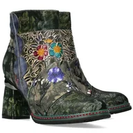 Botki damskie - Botki damskie Laura Vita KINOAO 20 KAKI AC331-10 R.38 - miniaturka - grafika 1