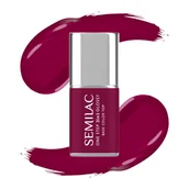 Lakiery hybrydowe - Semilac Lakier hybrydowy One Step Glossy, S775 Plum White - miniaturka - grafika 1