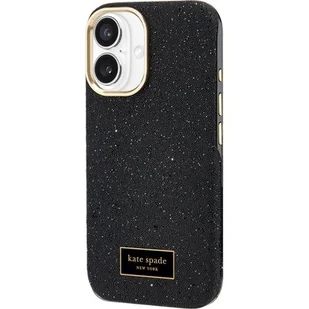Etui KATE SPADE NEW YORK Crystal Pave MagSafe do Apple iPhone 16 Czarny | Bezpłatny transport - Etui i futerały do telefonów - miniaturka - grafika 1