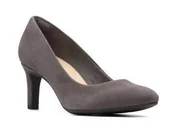 Półbuty damskie - Calla Rose E [dark grey suede] - rozmiar 41 - miniaturka - grafika 1