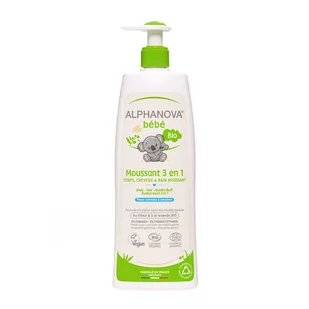 Alphanova Bebe płyn do kąpieli dla dzieci 3 w 1 500ml - Kosmetyki kąpielowe dla dzieci - miniaturka - grafika 1