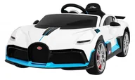 Pojazdy elektryczne dla dzieci - Pojazd Bugatti Divo Biały - miniaturka - grafika 1