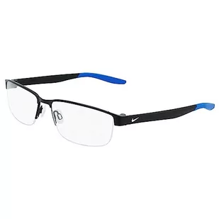 Nike Okulary Unisex-Dorosły, 008 Satin Black Racer Niebieski, 56 - Akcesoria i dodatki do ubrań dla dzieci - miniaturka - grafika 1