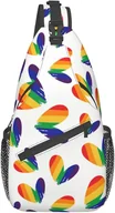 Torebki damskie - Kerota AR944 Pride Month LGBTQ Gay Pride Ally Sling Bag, Casual Crossbody Torba na ramię Plecak podróżny na klatkę piersiową dla mężczyzn Kobiety K... - miniaturka - grafika 1