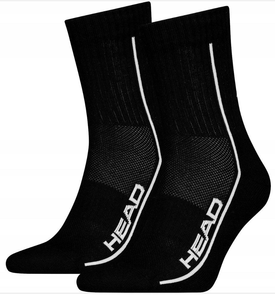 Head Skarpetki Skarpety Wysokie Srednie Czarny 43-46 2szt