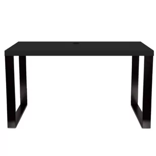 Biurko prostokątne MARCO GAME LOFT 140 x 70 x 75 cm czarne - Biurka - miniaturka - grafika 1