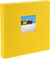 Albumy fotograficzne - Goldbuch GOLDBUCH album na zdjęcia z okienkiem wycięciem, Bella Vista, 25 x 25 cm, 60 białych stron z pergaminowy satynowany-podziału liści, liny, żółta,,,,, 24891 24 891 - miniaturka - grafika 1