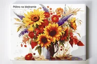 Malowanie po numerach - Jesień w wazonie, kwiat, kwiaty, jesień, wazon, malowanie po numerach - miniaturka - grafika 1