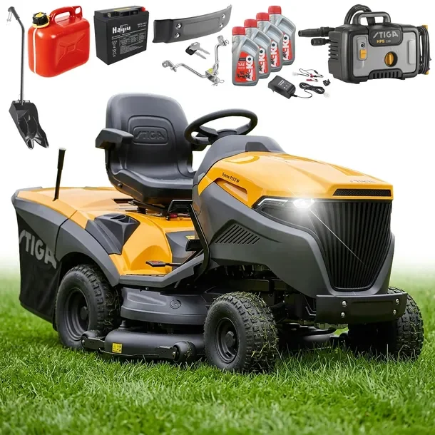 Traktor Ogrodowy z Koszem STIGA Estate 9122 W Tempomat Honda MAX 22KM Myjka