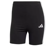 Rajstopy - adidas Damskie Essentials 3-Stripes High Waist Biker Shorts Rajstopy - miniaturka - grafika 1