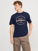 Koszulki męskie - Jack & Jones Koszulka w kolorze granatowym - miniaturka - grafika 1
