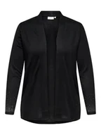 Swetry damskie - ONLY Kardigan w kolorze czarnym - miniaturka - grafika 1