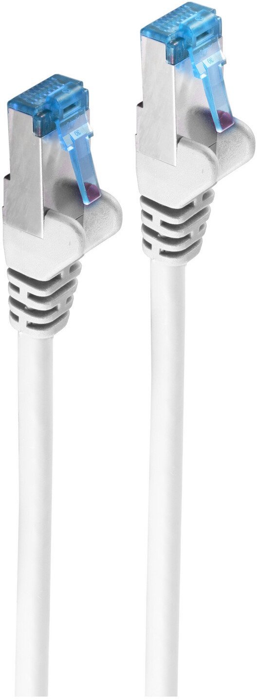 Shiverpeaks Kabel sieciowy Kabel krosowy cat6A S/FTP PIMF biały 0,25m BS75711-0.25W