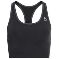 Bielizna sportowa damska - Biustonosz sportowy damski Odlo SEAMLESS MEDIUM z Ceramicool czarny - miniaturka - grafika 1