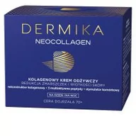 Kremy do twarzy - Dermika Neocollagen Multikolagenowy Krem Odżywczy 70 + 50 - miniaturka - grafika 1