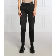 Spodnie damskie - GUESS Jeansy Mom Fit - miniaturka - grafika 1