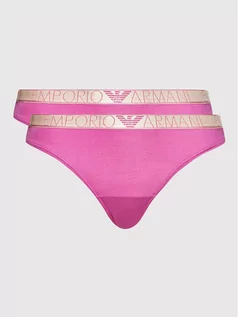 Majtki damskie - Emporio Armani Underwear Komplet 2 par stringów 163333 2R235 05873 Różowy - grafika 1