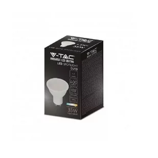 Żarówka LED GU10 4,5W 400lm, barwa: neutralna biel 4000K IP20 ; V-TAC - Żarówki LED - miniaturka - grafika 1