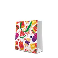 Opakowania i torebki na prezenty - TORBA PREZENTOWA LODY 20 x 25 x10 CM - miniaturka - grafika 1