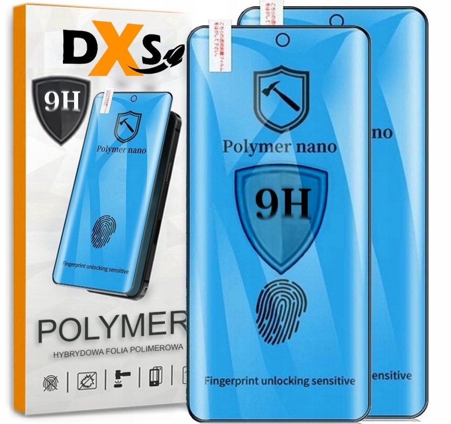 2 Szt. Polimer Nano 9H Folia Ochronna Szkło Na Ekran Do Samsung S23