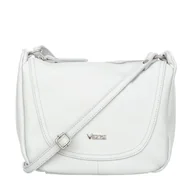 Torebki damskie - Torebka Skórzana Vezze Sella Jasno Szara - miniaturka - grafika 1