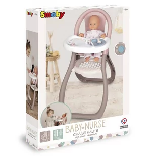 Smoby Baby Nurse Krzesełko do karmienia 220370 - Akcesoria dla lalek - miniaturka - grafika 7