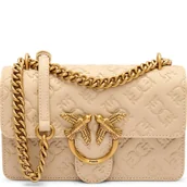 Torebki damskie - Pinko Skórzana torebka na ramię LOVE ONE MINI - miniaturka - grafika 1