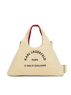 Torebki damskie - KARL LAGERFELD Torebka B1W50016 Beżowy - miniaturka - grafika 1