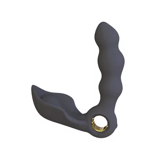 Stymulator-Angelo Male Prostate Triple Stimulation (black) - Masażery prostaty - miniaturka - grafika 1