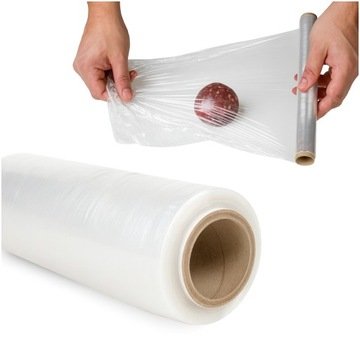 Folia Spożywcza Cateringowa Przezroczysta Plastikowa 380mm 500 m
