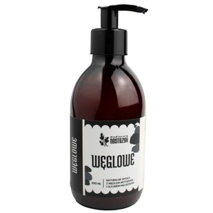 Mydlarnia Nostrzyk, Mydło Węglowe w płynie, 300ml - Mydła - miniaturka - grafika 1