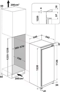 Whirlpool ARG 7341 - Lodówki do zabudowy - miniaturka - grafika 3