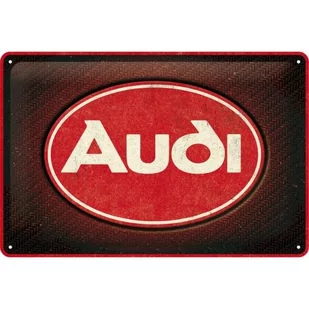 22326 Plakat 20x30 Audi Logo Red Shine - Tablice i flipcharty - miniaturka - grafika 1