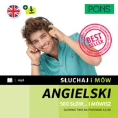 Książki do nauki języka angielskiego - Słuchaj i mów. Angielski. Konwersacje. Kurs na poziomie A2 - miniaturka - grafika 1