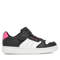 Buty dla dziewczynek - Sneakersy Skechers Quick Street-Style Stride 310241L/BKWP Czarny - miniaturka - grafika 1
