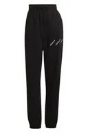 Spodnie damskie - Spodnie damskie Adidas Track dresowe joggery czarne-XS - miniaturka - grafika 1