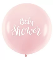 Baby shower i roczek - Balon jasno różowy Baby Shower 45 cm 1 szt. - miniaturka - grafika 1